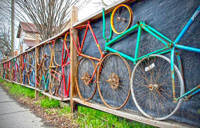 20 Ways to Repurpose Bicycles into Fences Pacific Fence