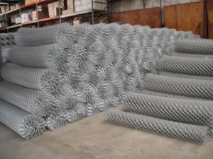 Large Piles of Chain Link Fence