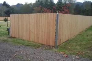 How to install fence posts that are steel for a wood fence