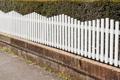White Vinyl Picket Fence in Portland OR
