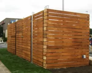 Tesla Wood Fence